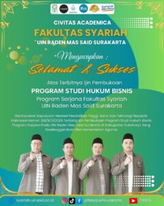 Fakultas Syariah UIN Surakarta Buka Program Studi Hukum Bisnis